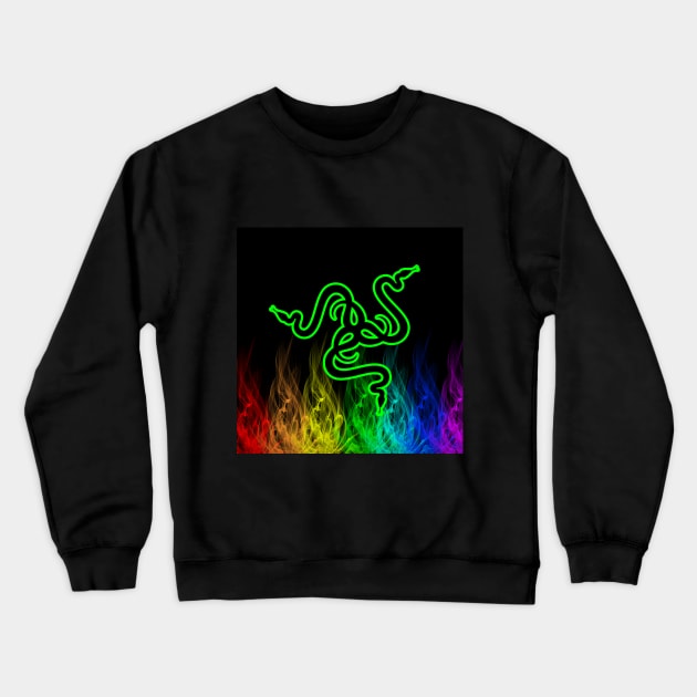 Razer Gaming Crewneck Sweatshirt by Mikaela Studios